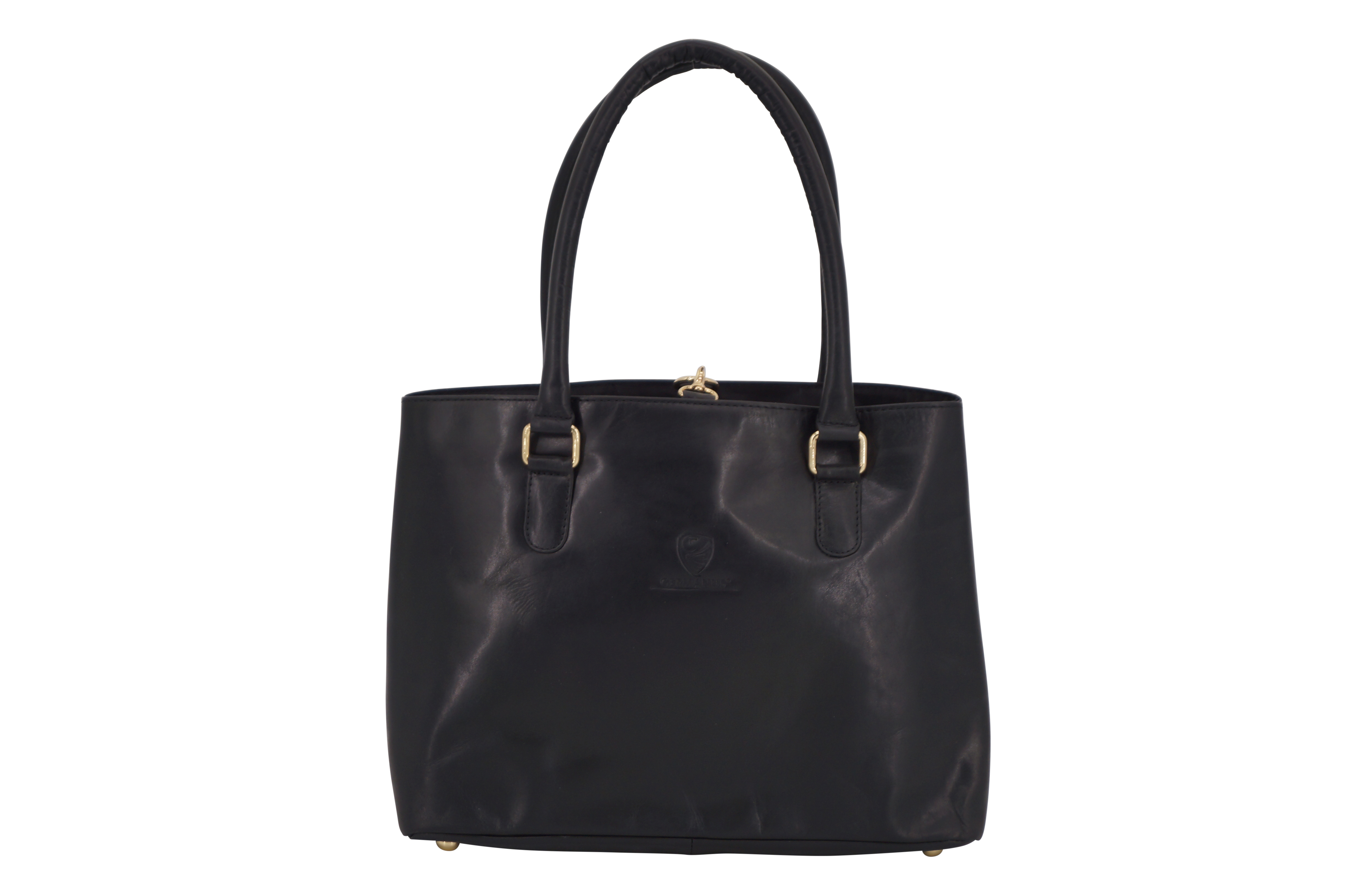 GERMANUS Ladies Shoulder Bag Lilly in Genuine Leather black