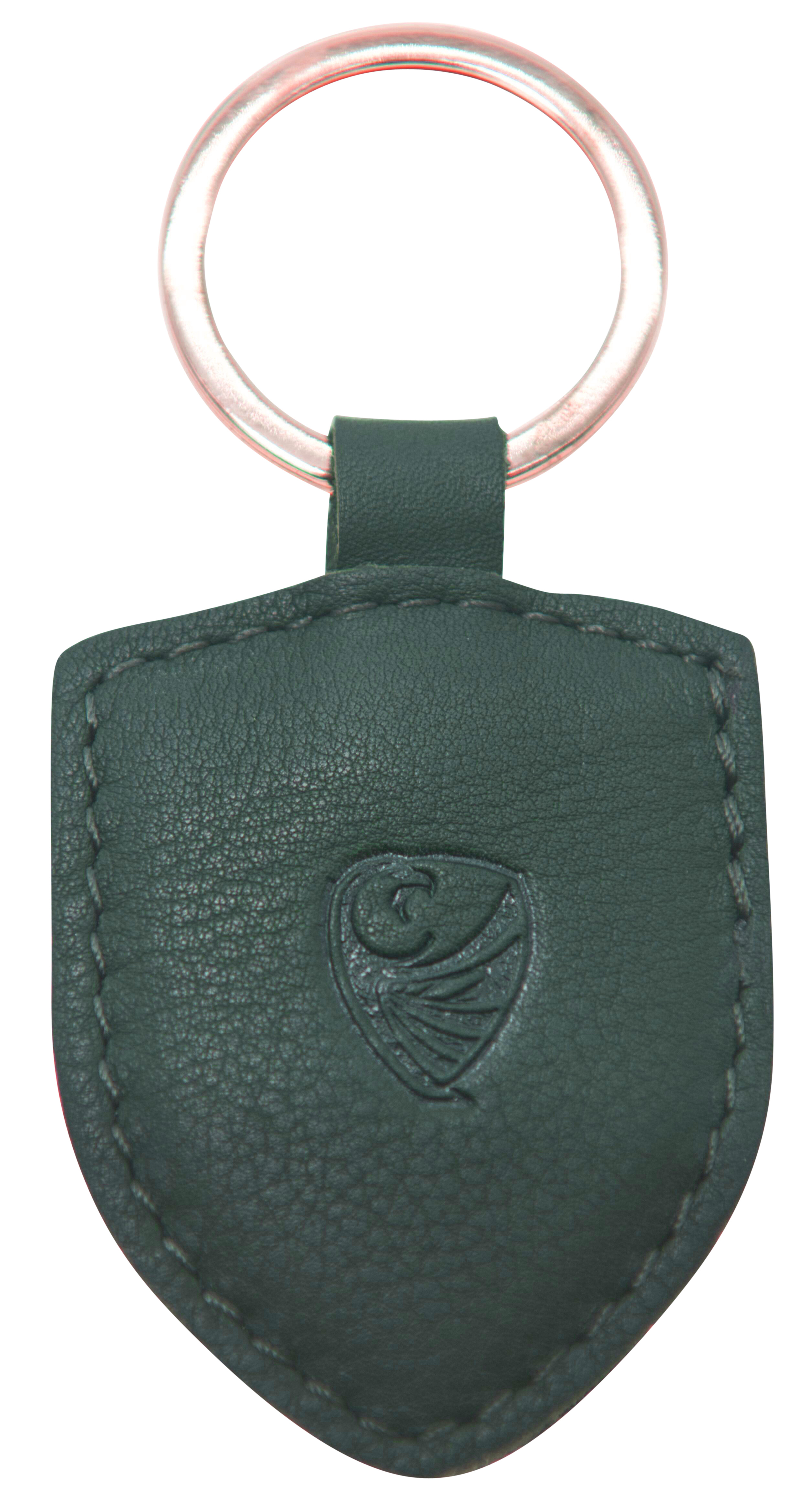 GERMANUS Keyring, leather, green