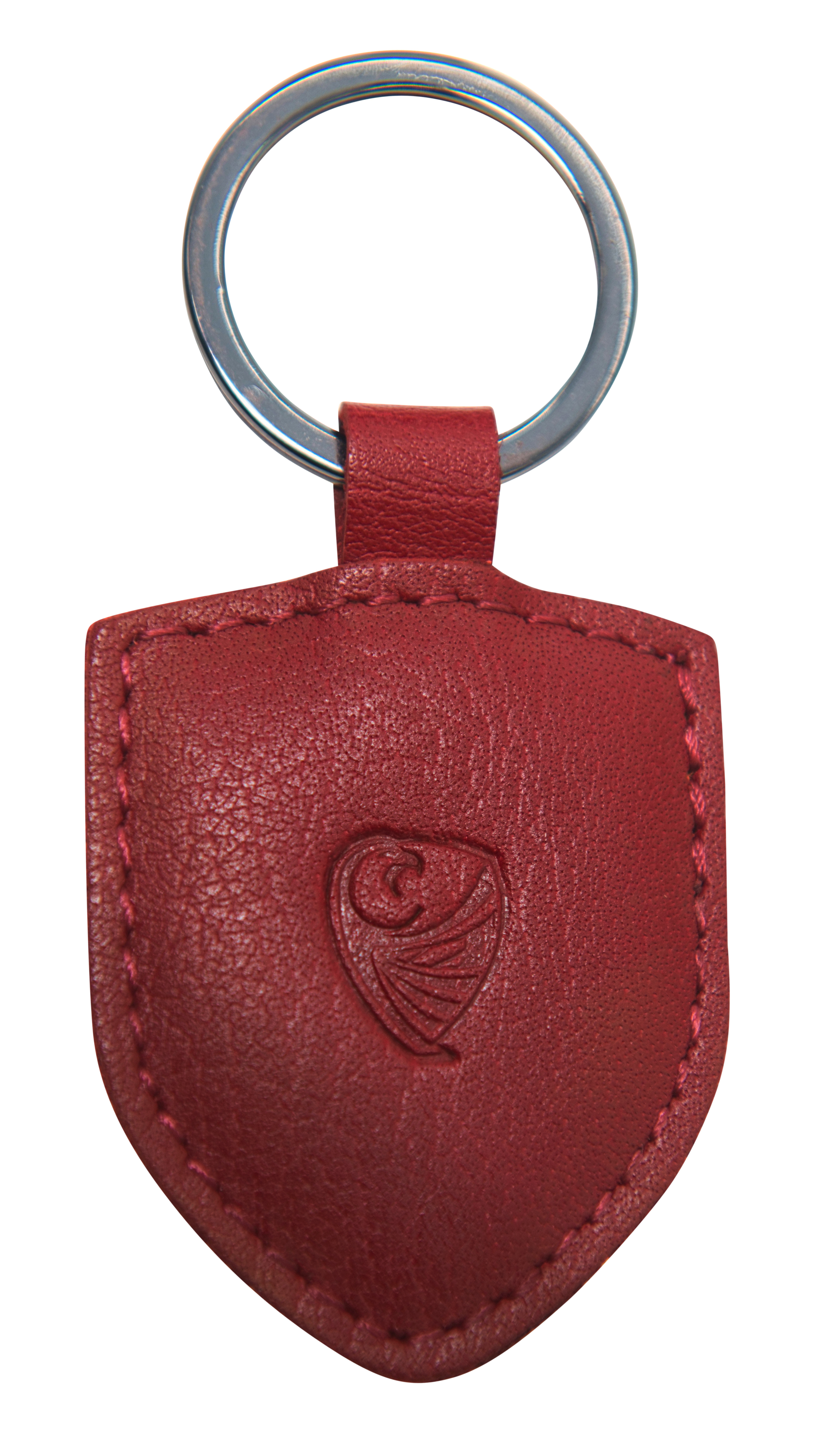 GERMANUS Keyring, leather, red