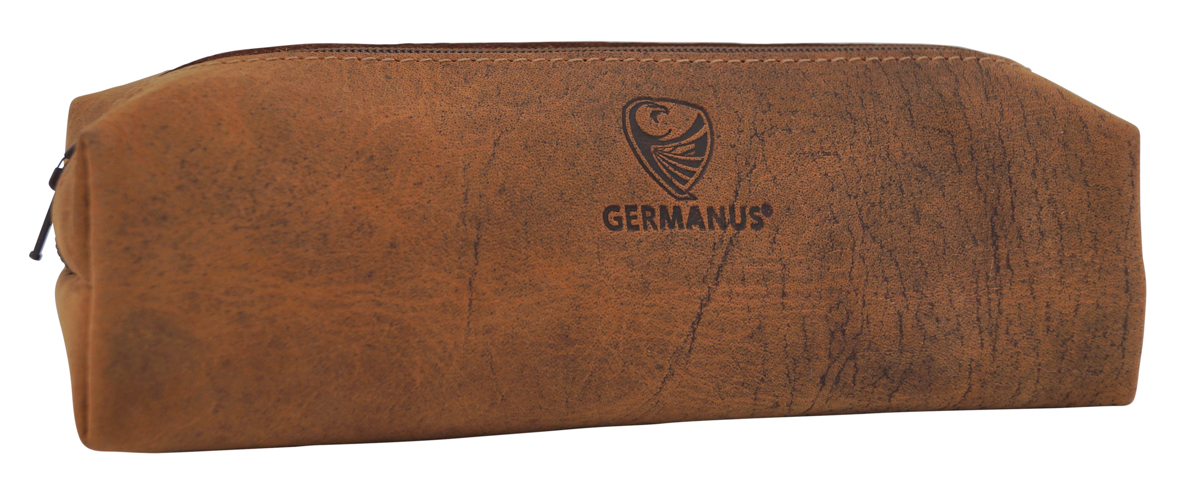 GERMANUS Wild Bull Pencil Case - Made in EU - Leather