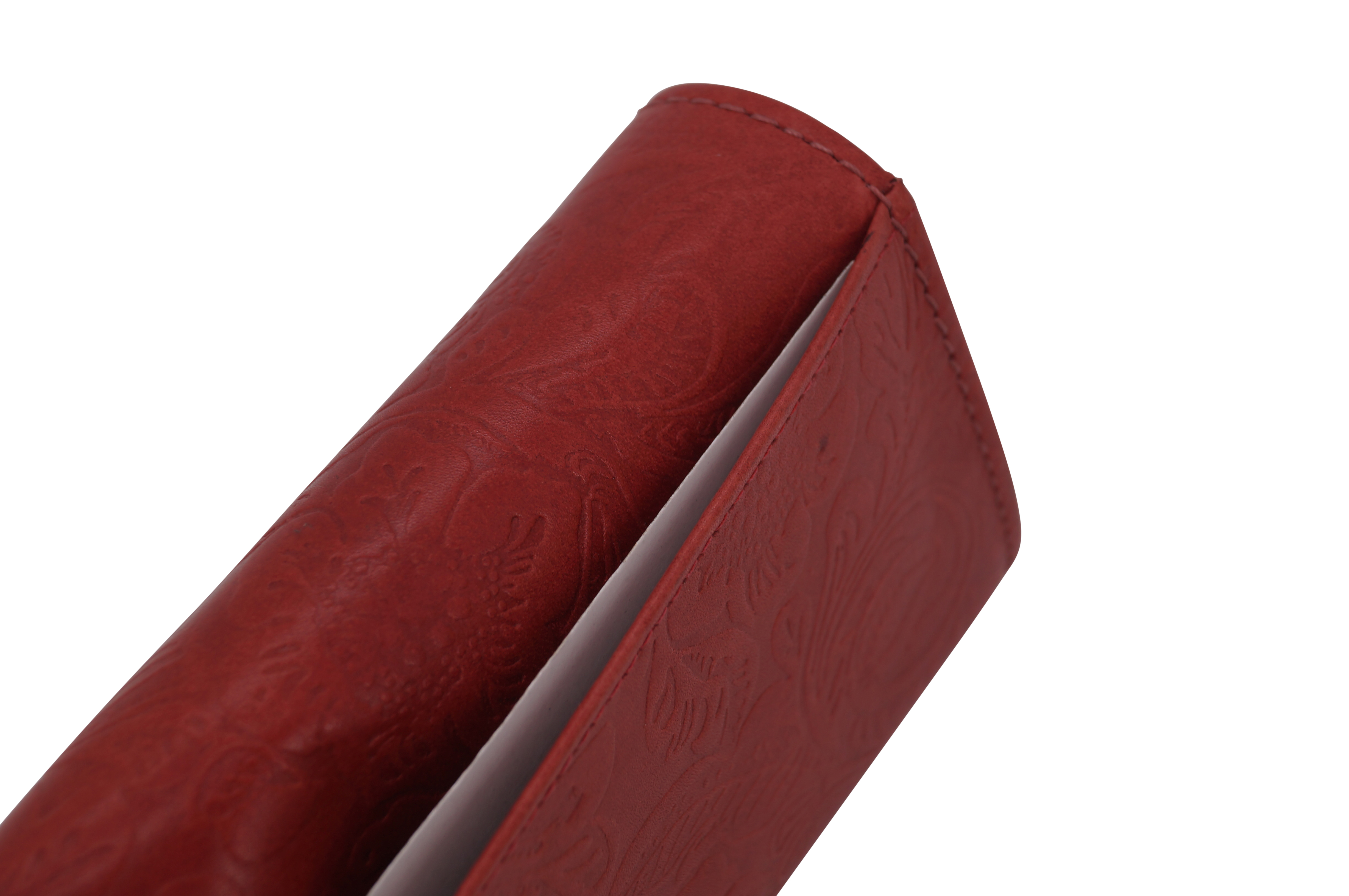 GERMANUS Gabi waiter's wallet, genuine leather, Red