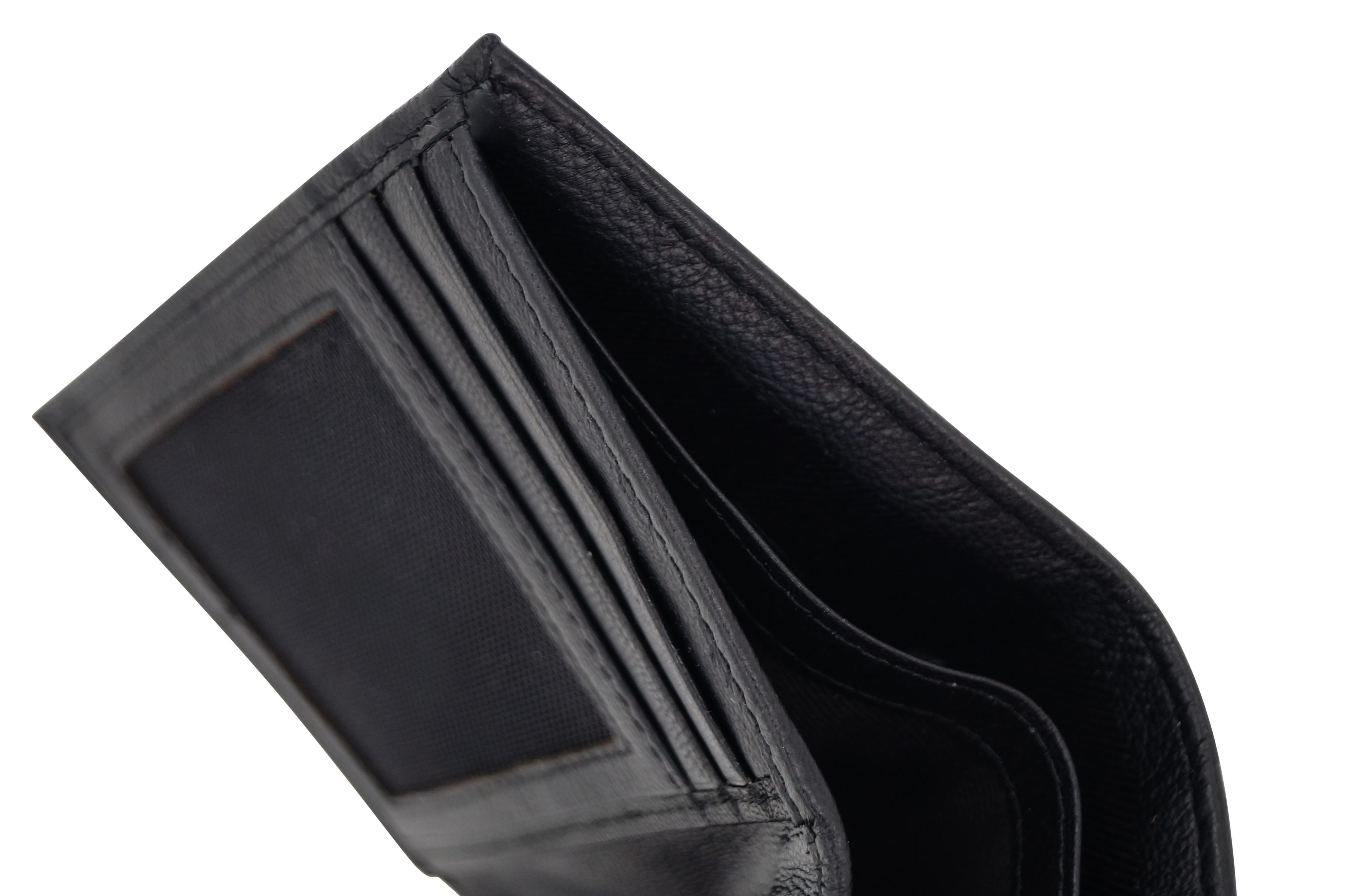 GERMANUS Leather Wallet "Lars" in Black