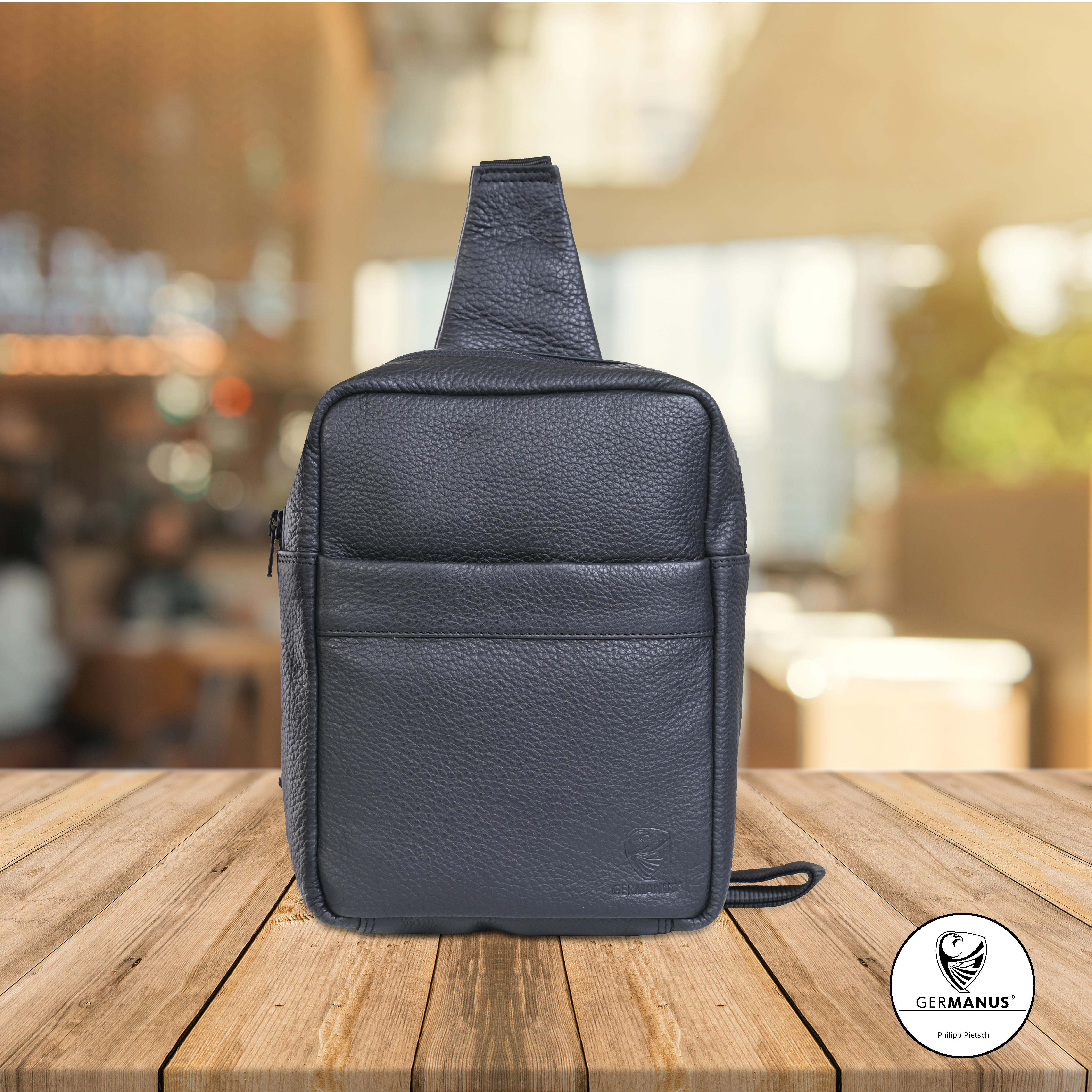GERMANUS Shoulder Bag ‘Moritz’ from genuine leather