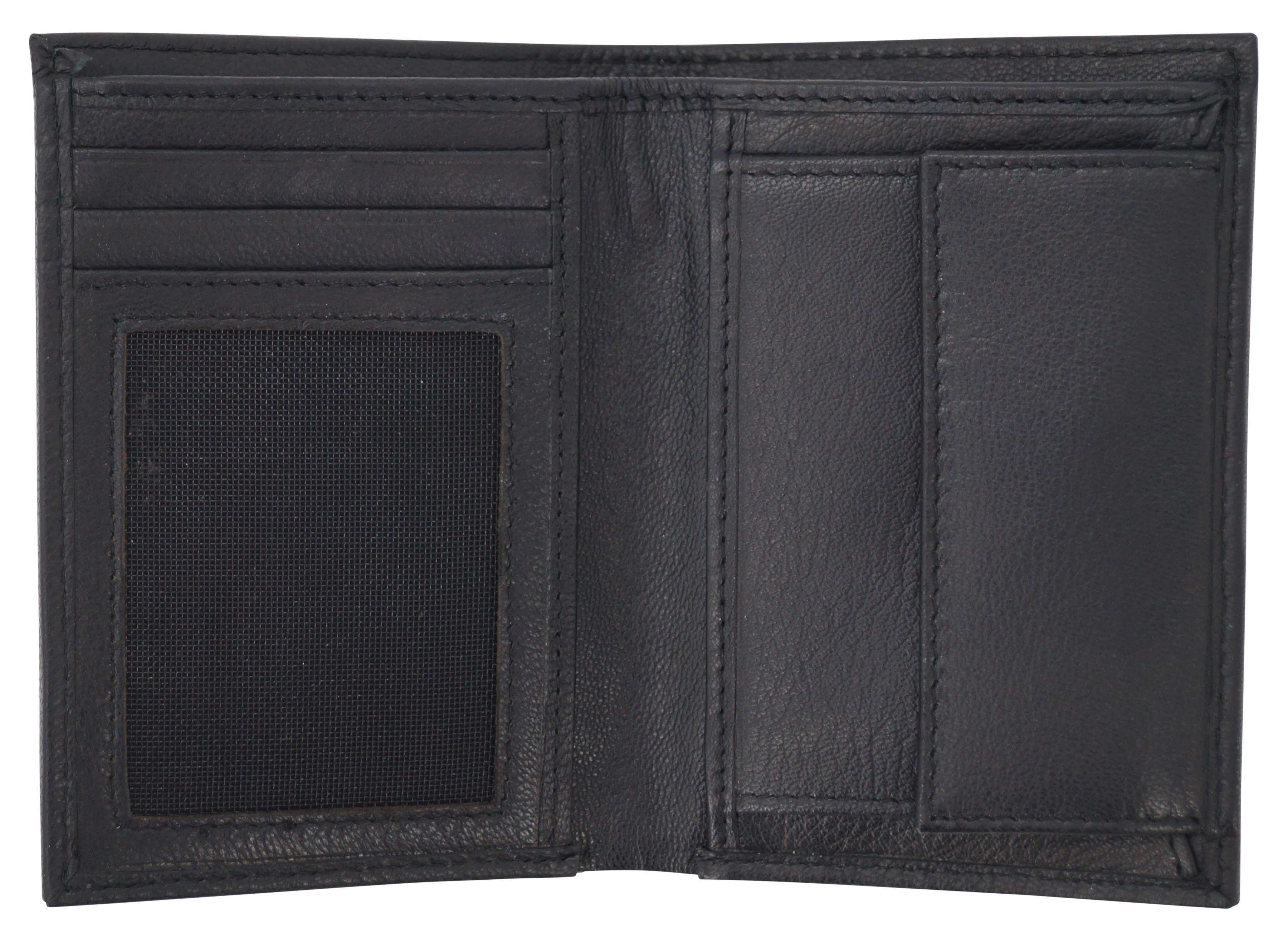 GERMANUS Leather Wallet "Lars" in Black