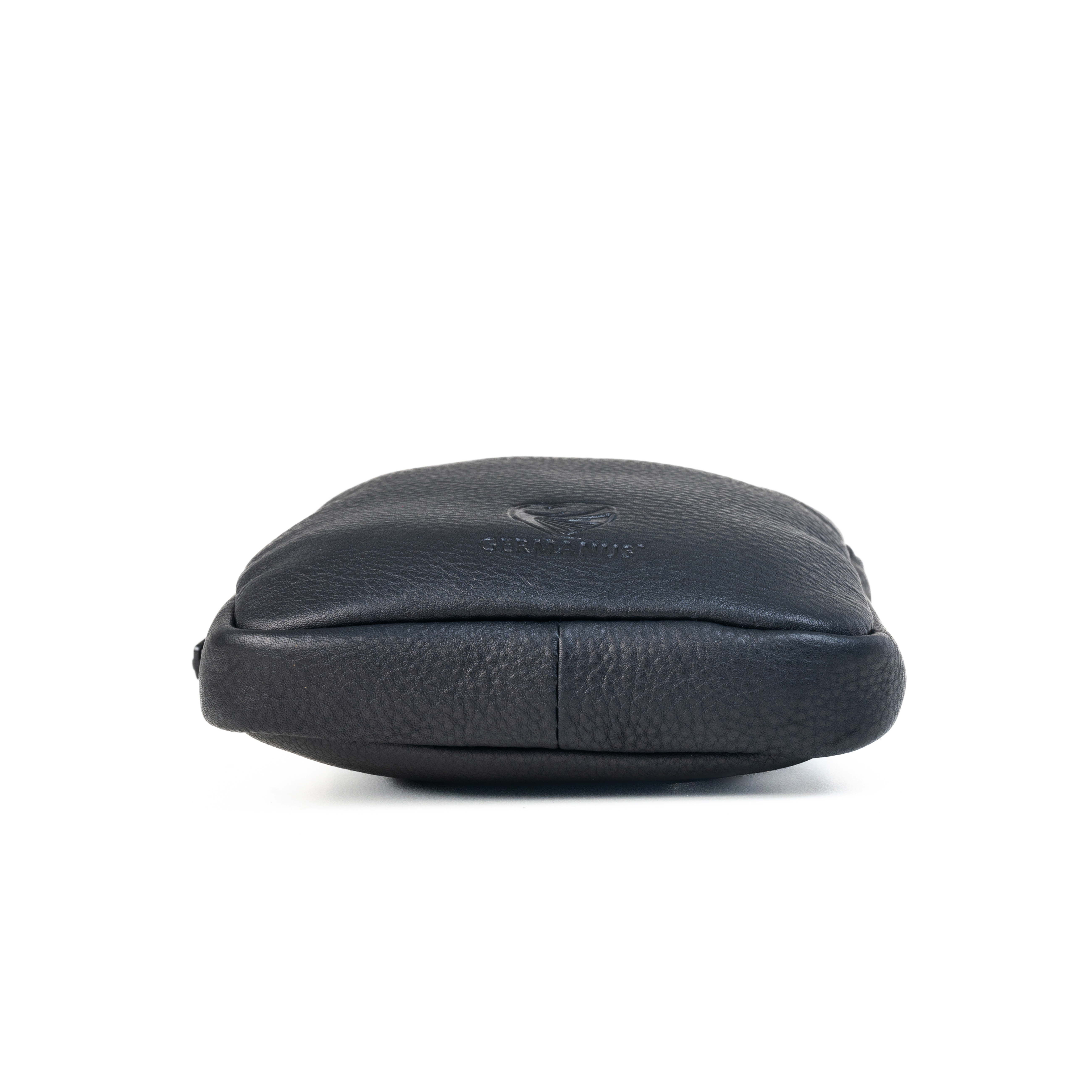 Germanus Crossbody Bag "Silvia" in Black Genuine Leather