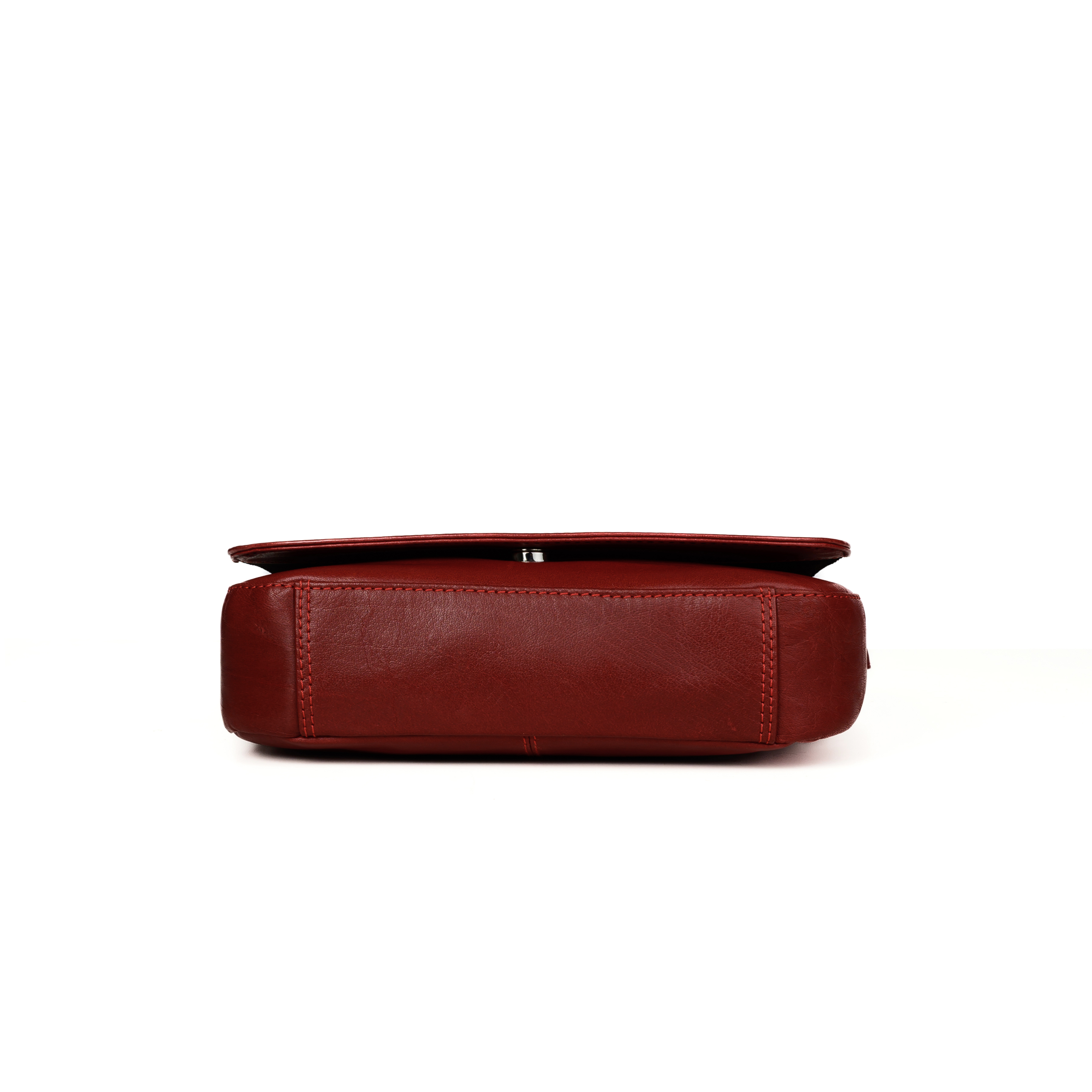 GERMANUS Women's Handbag Crossbody Bag Anna Genuine Leather, Red