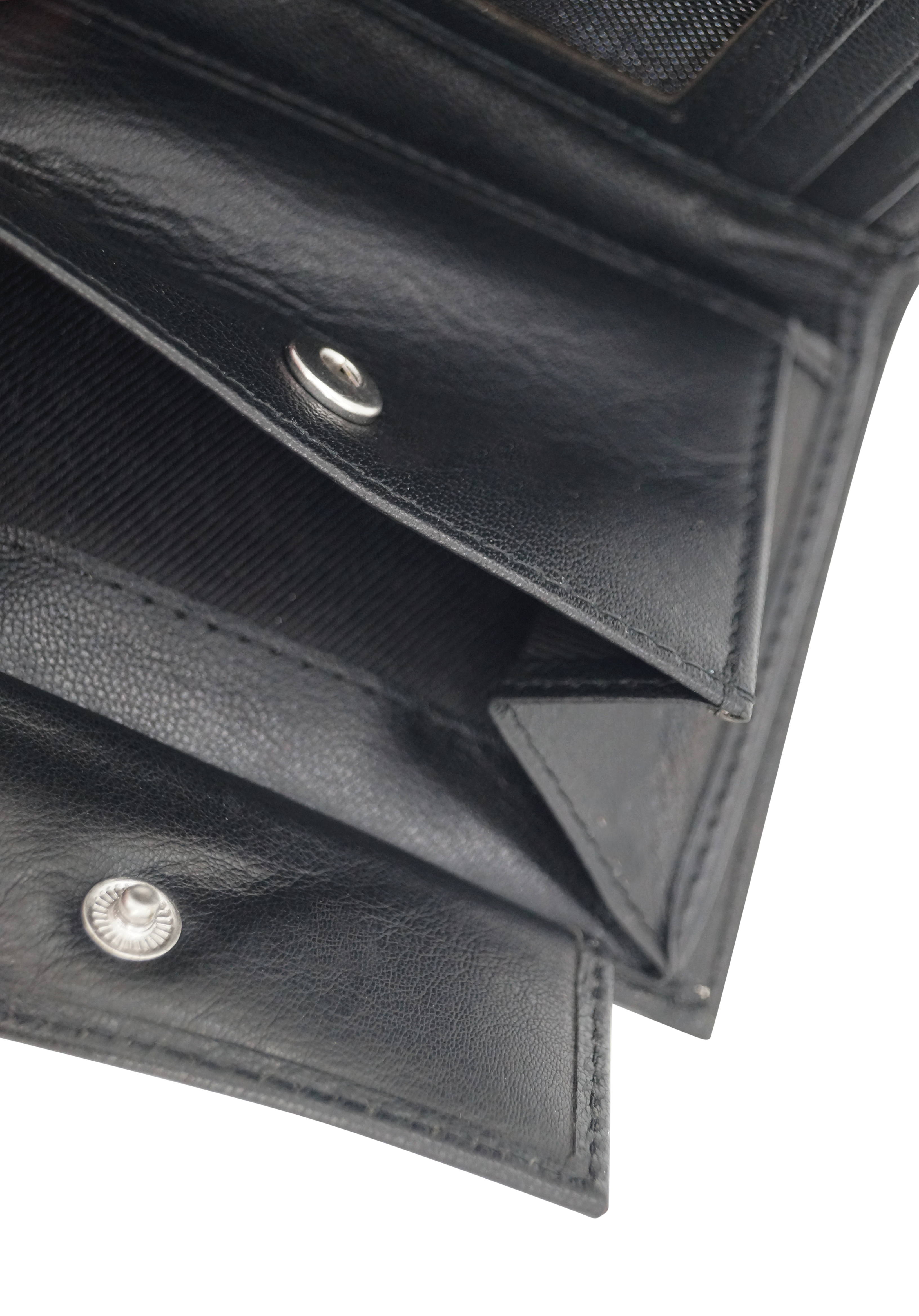 GERMANUS Leather Wallet "Lars" in Black