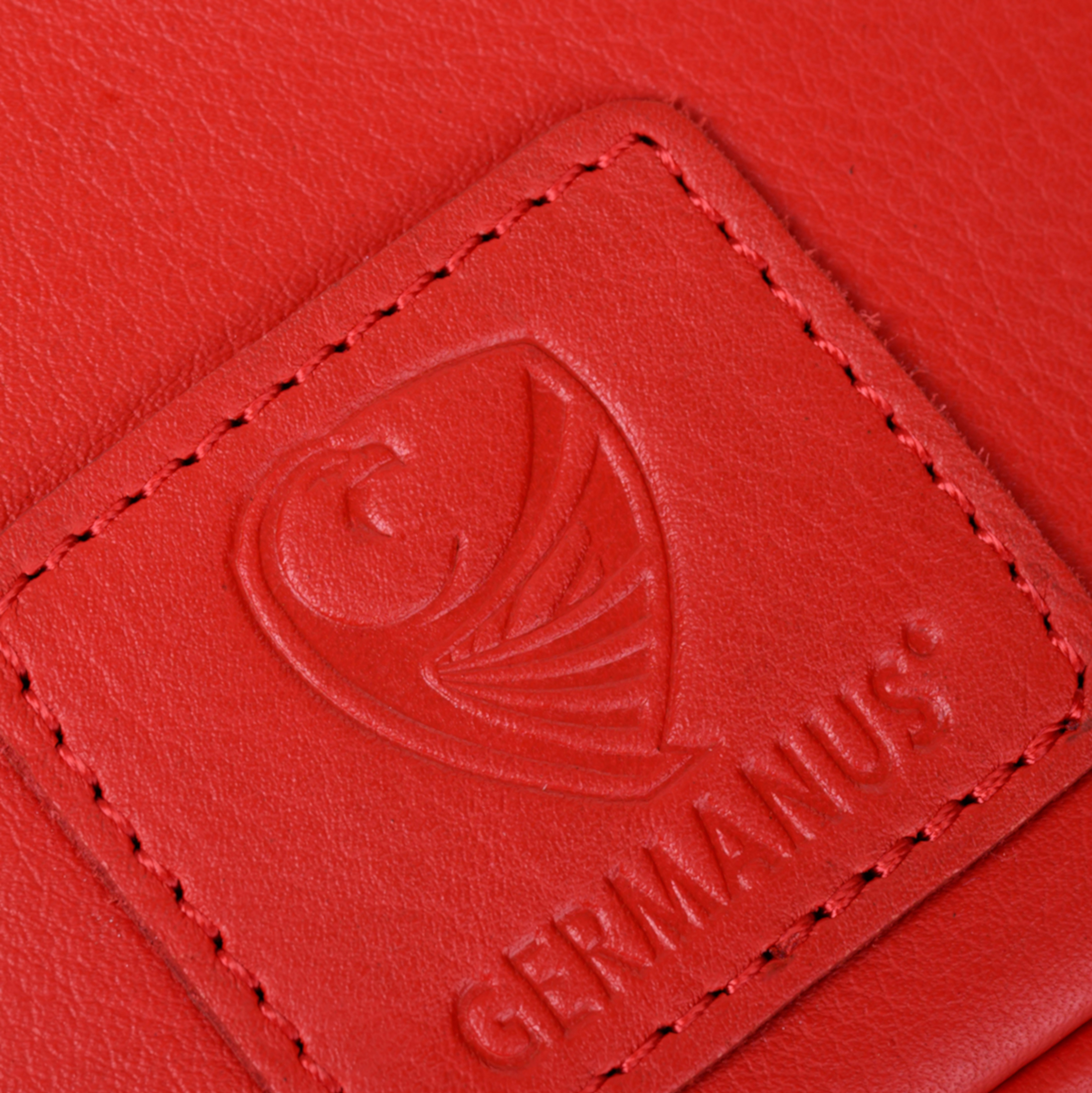 GERMANUS Belt Bag Mika Crossbody Bag, Bum Bag, Fanny Pack, Shoulder Bag, Leather Bag Red