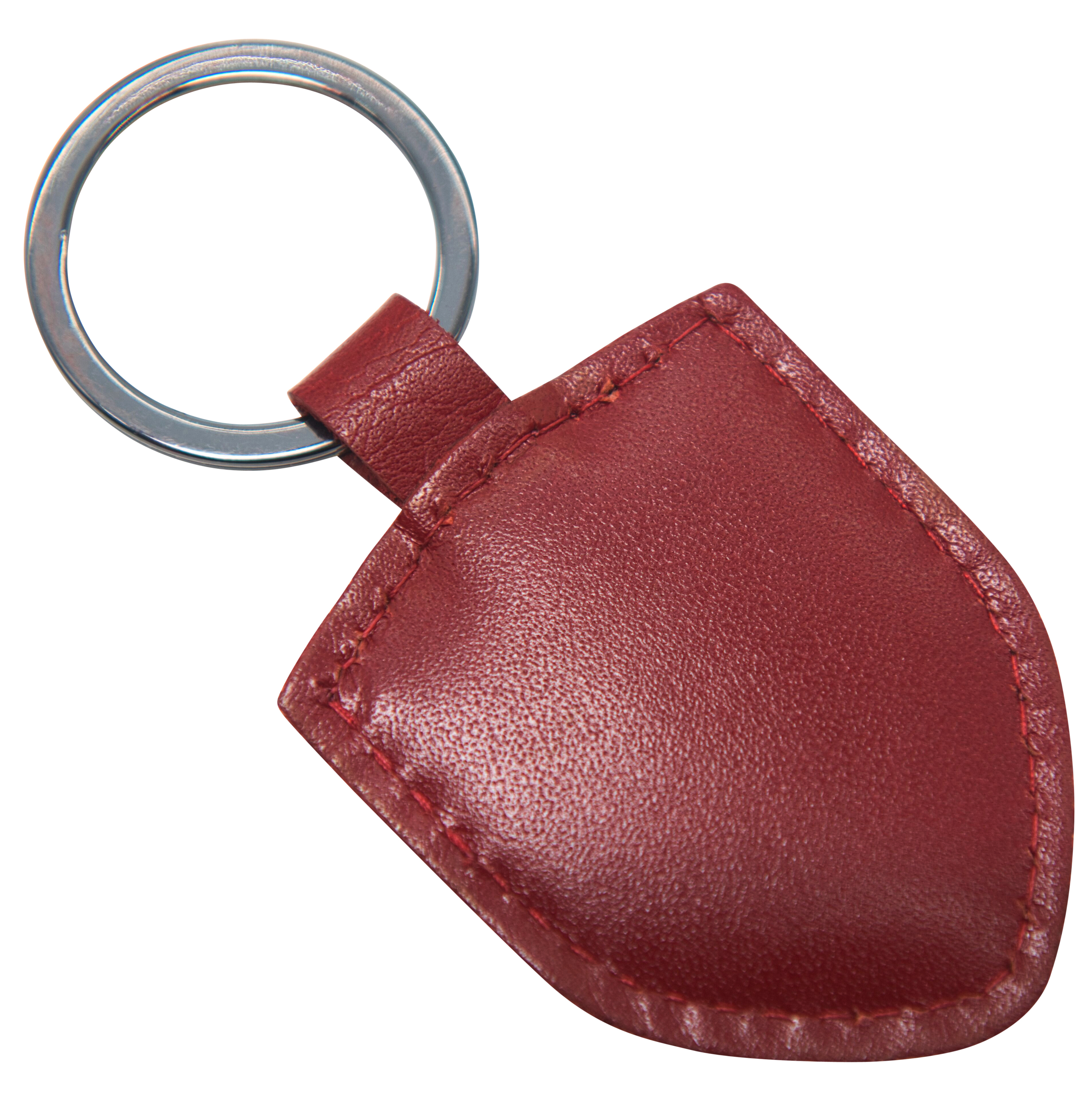 GERMANUS Keyring, leather, red