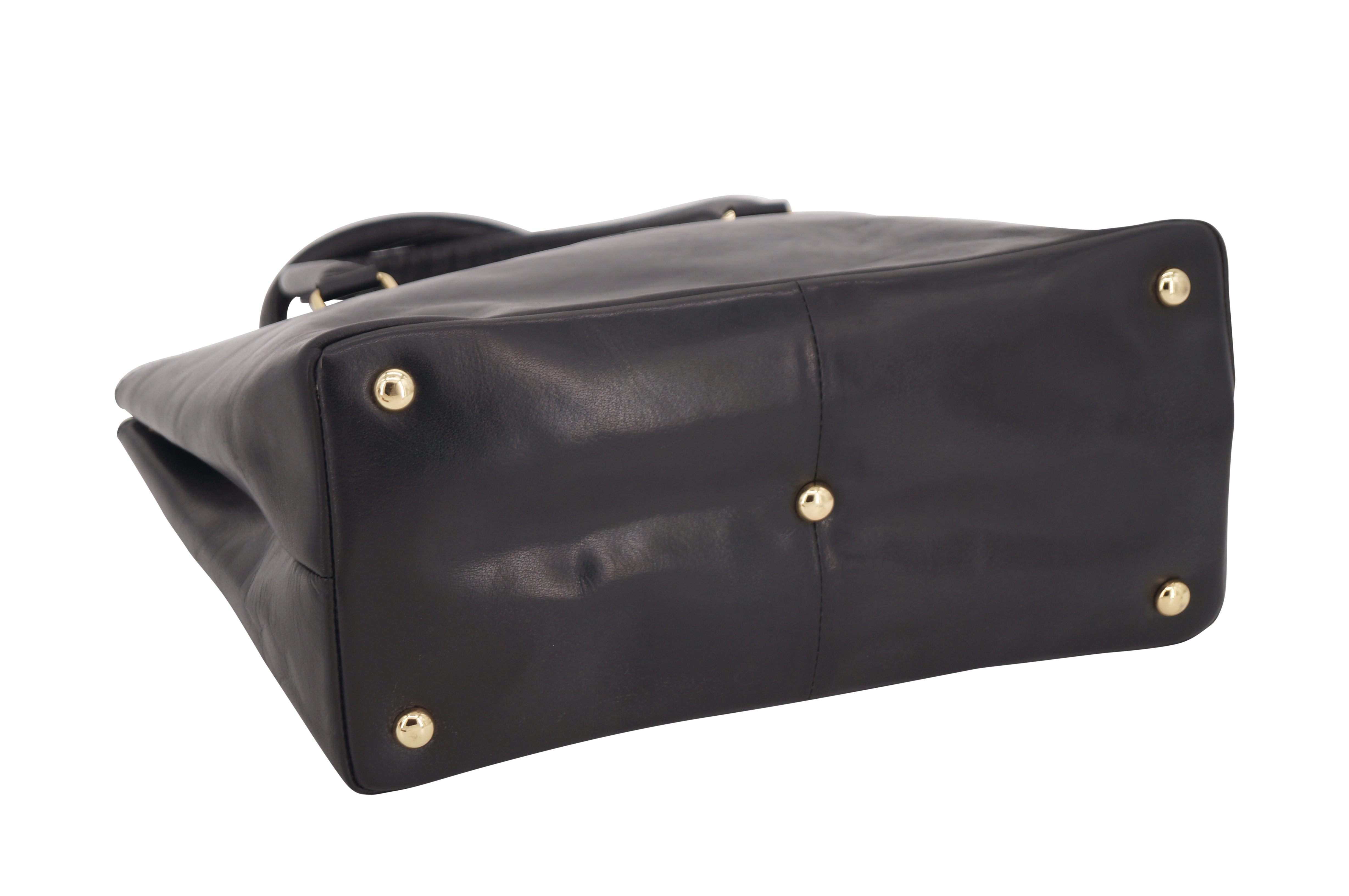 GERMANUS Ladies Shoulder Bag Lilly in Genuine Leather black