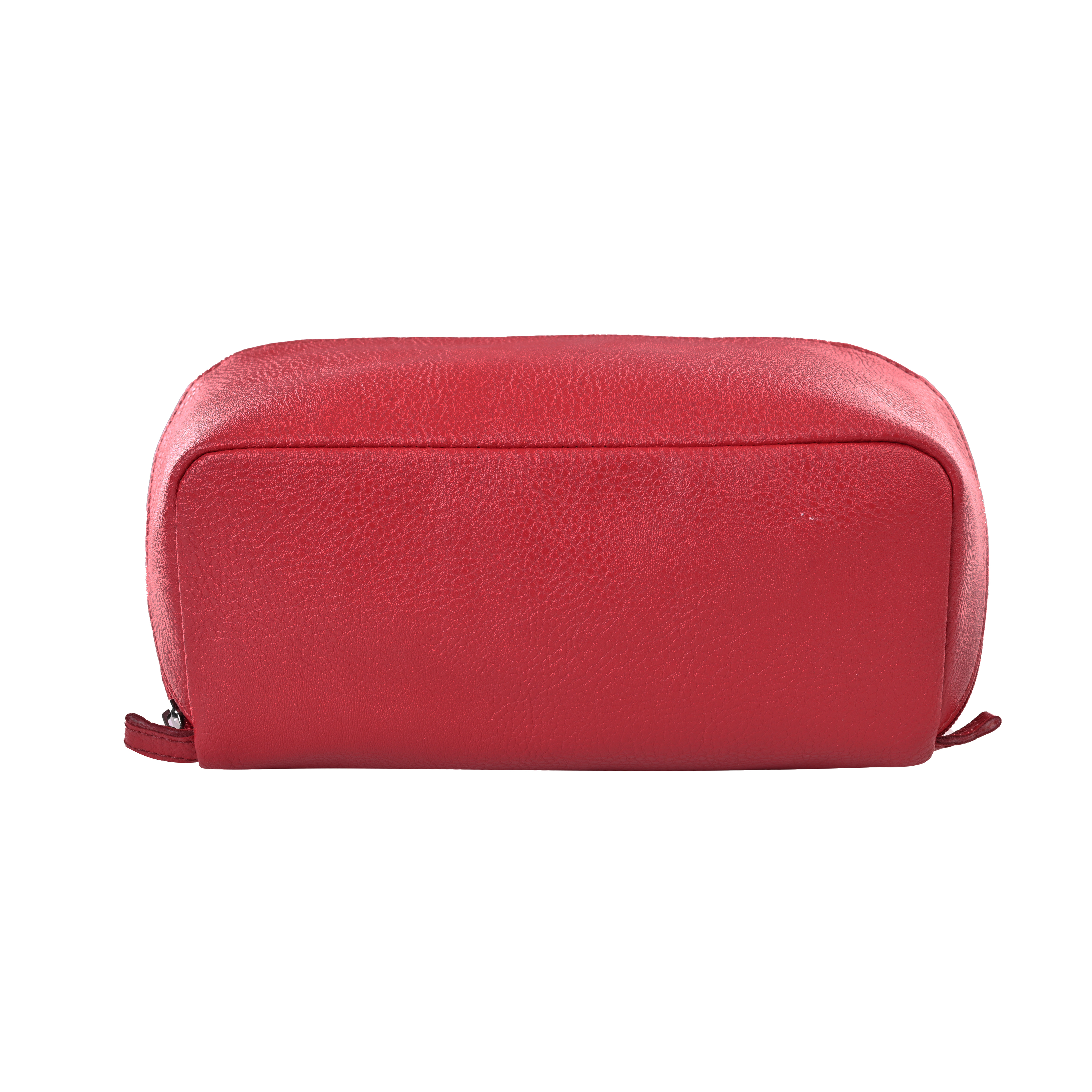 GERMANUS Toiletry Bag Ulrich in Faux Leather vegan, Red