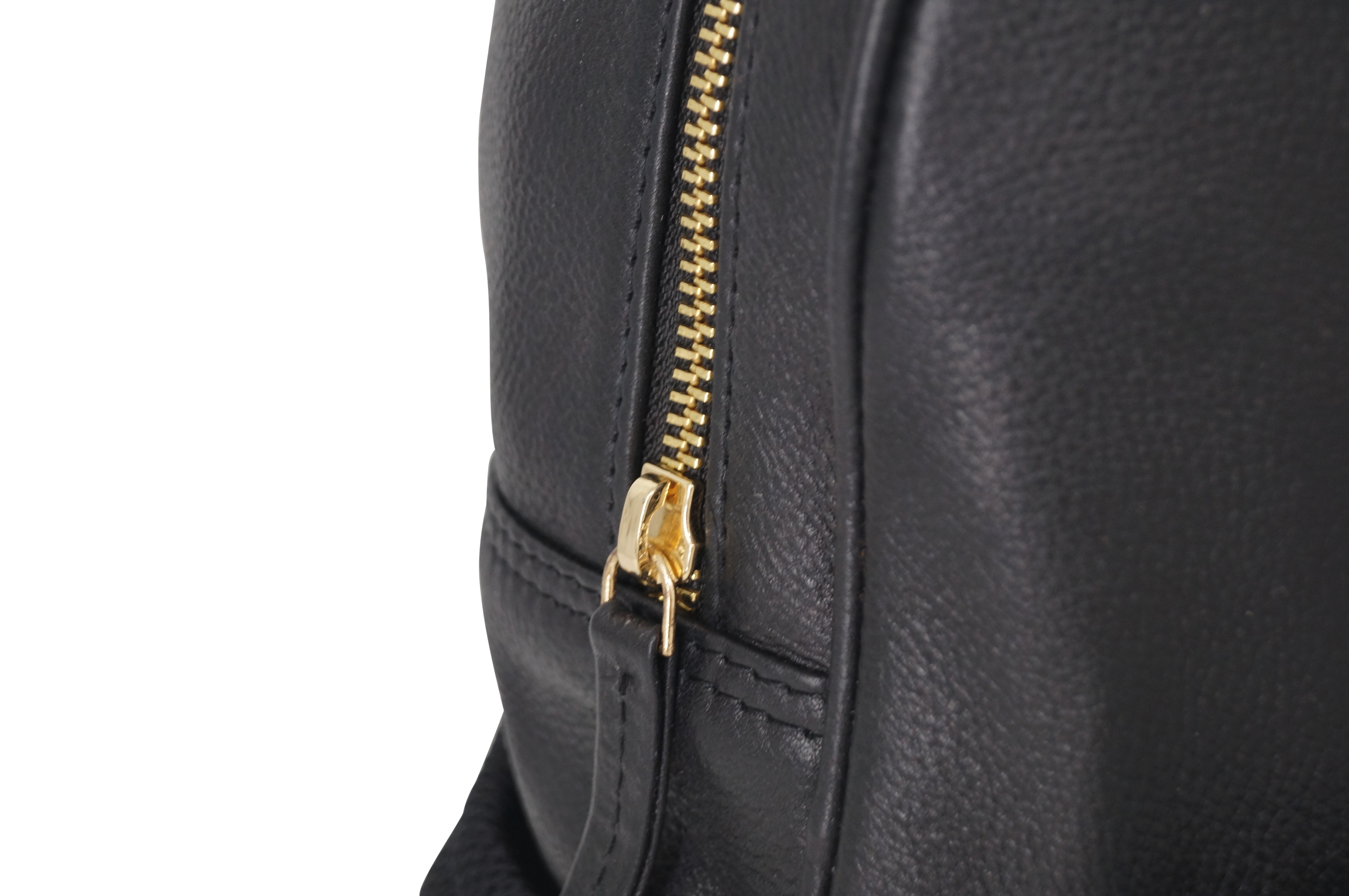 GERMANUS Backpack Jana in Black Genuine Leather, 9.35l