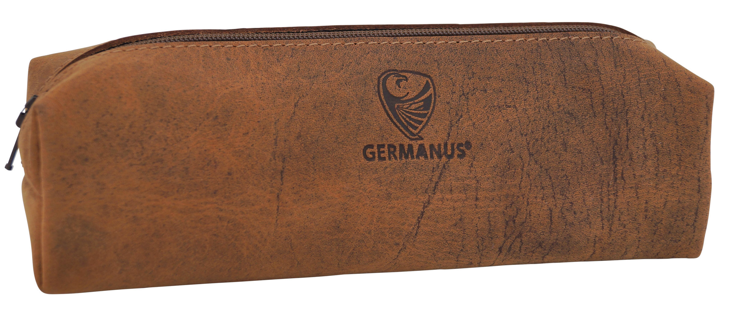 GERMANUS Wild Bull Pencil Case - Made in EU - Leather