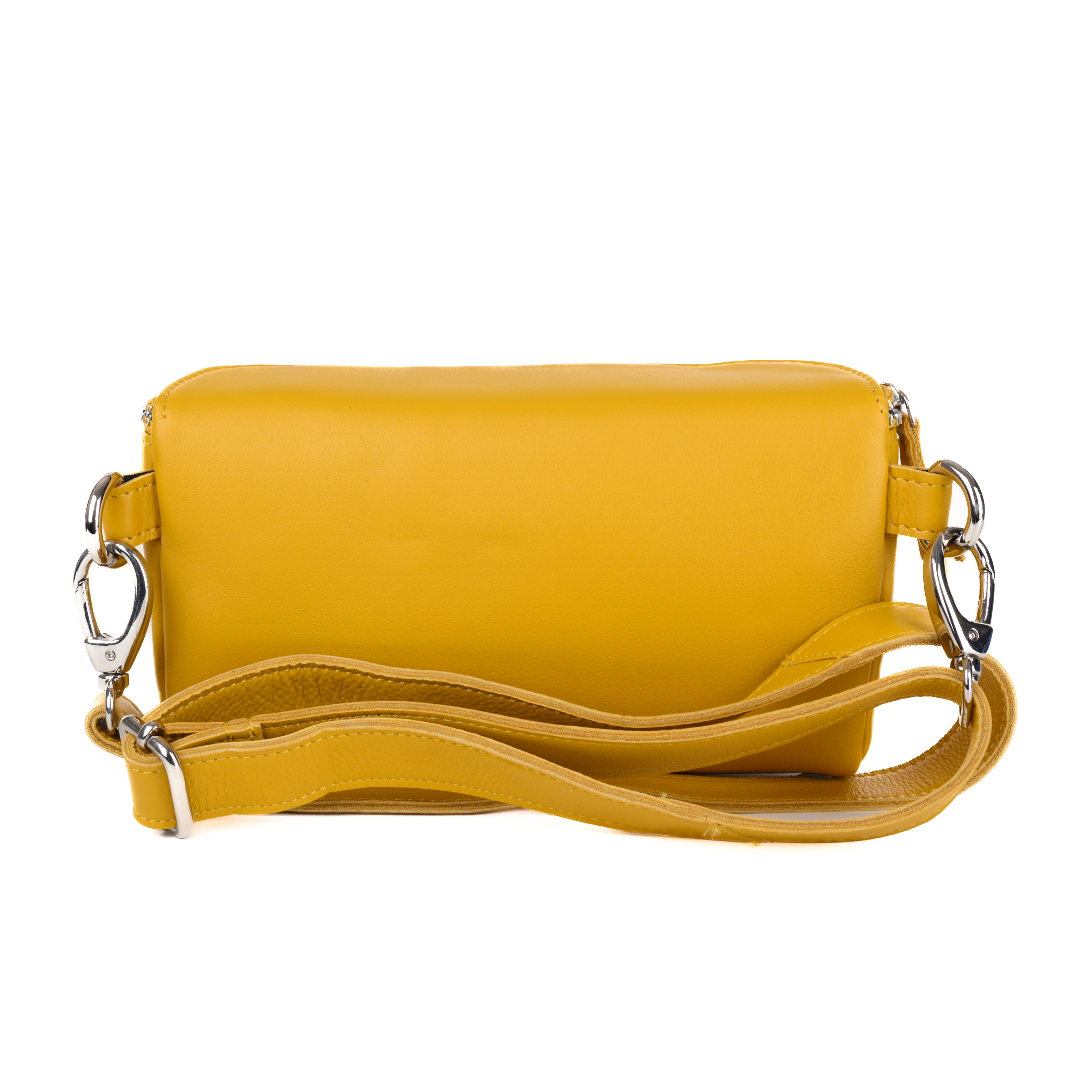 GERMANUS Belt Bag Mika Crossbody Bag, Bum Bag, Fanny Pack, Shoulder Bag, Leather Yellow