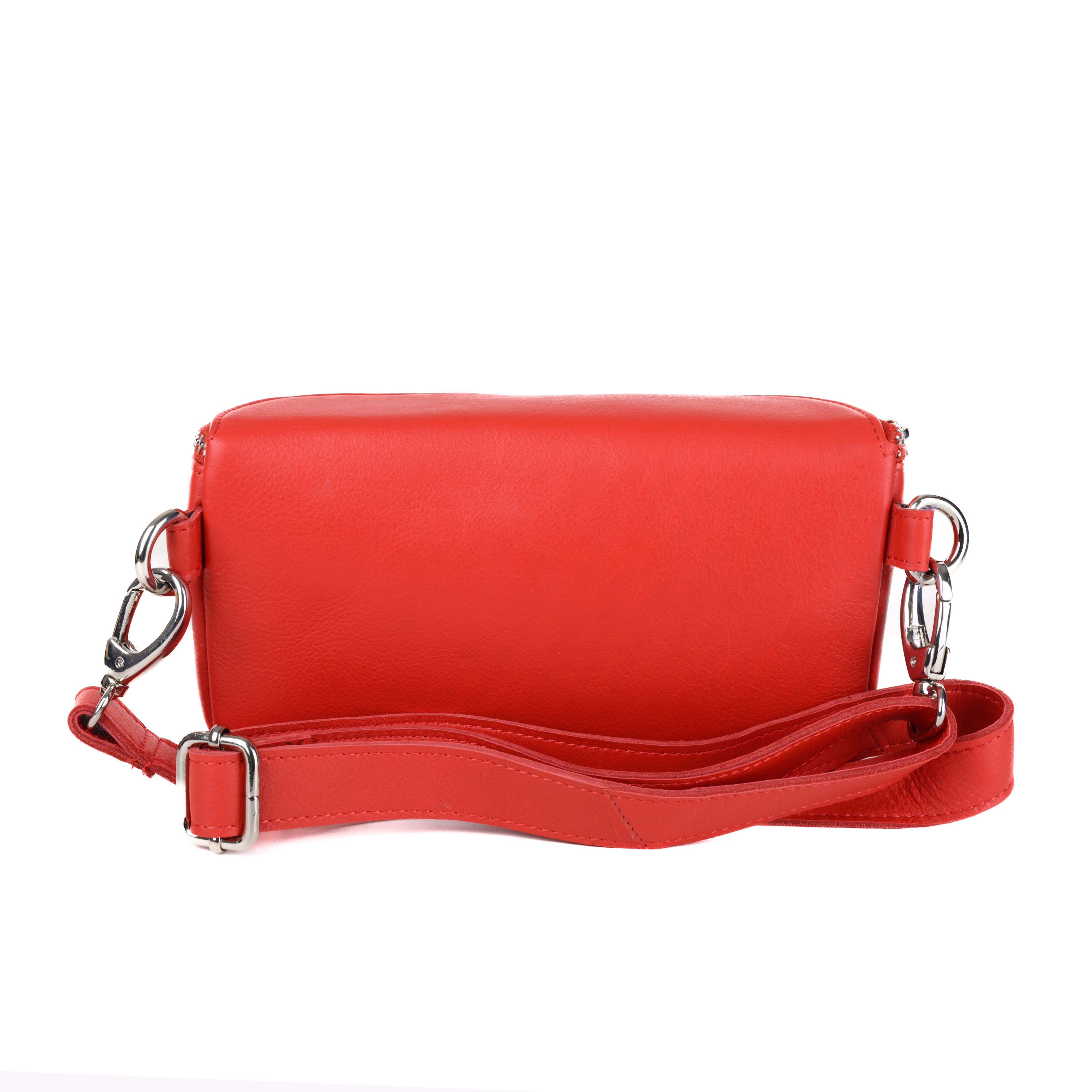 GERMANUS Belt Bag Mika Crossbody Bag, Bum Bag, Fanny Pack, Shoulder Bag, Leather Bag Red