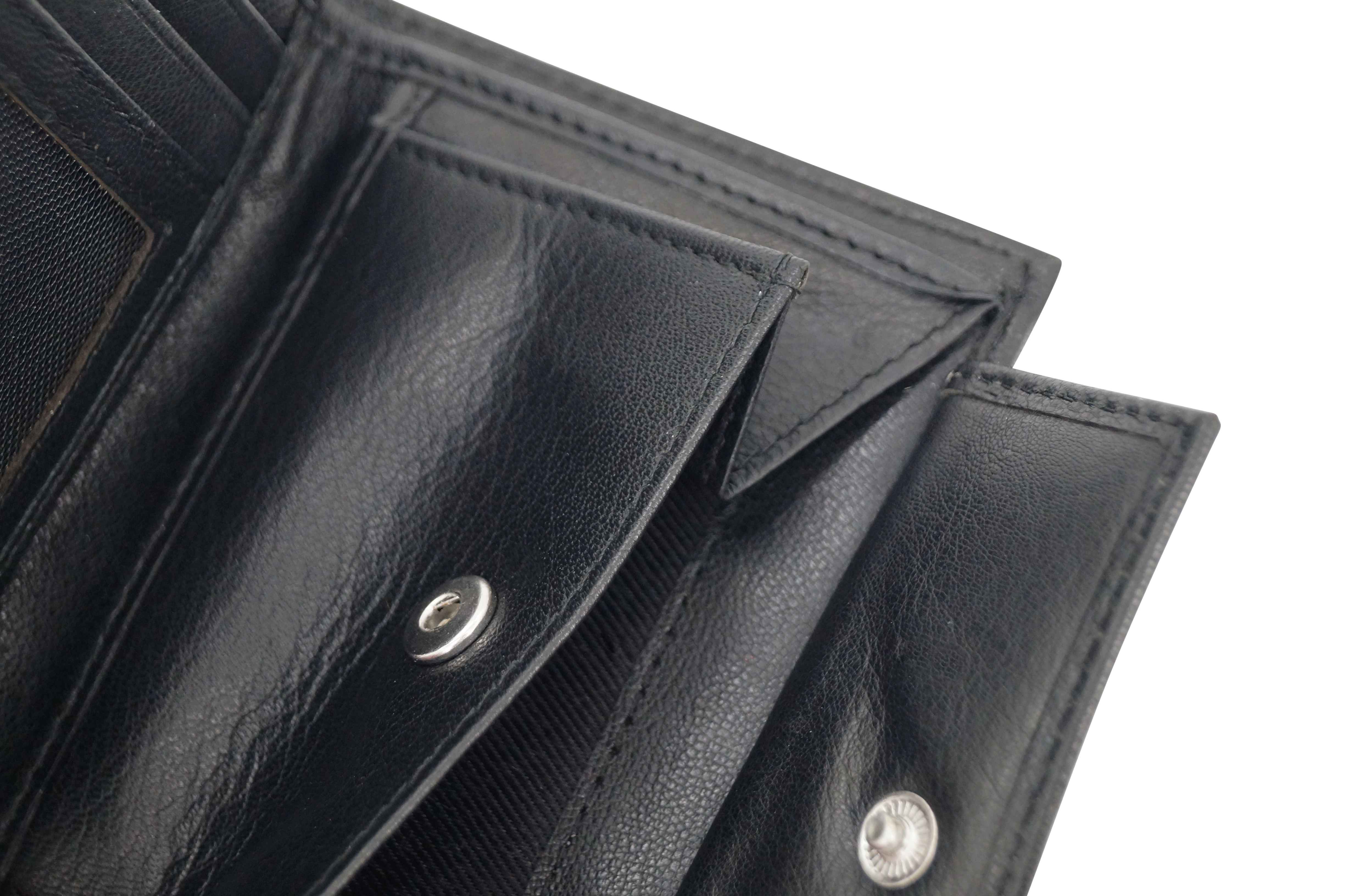 GERMANUS Leather Wallet "Lars" in Black