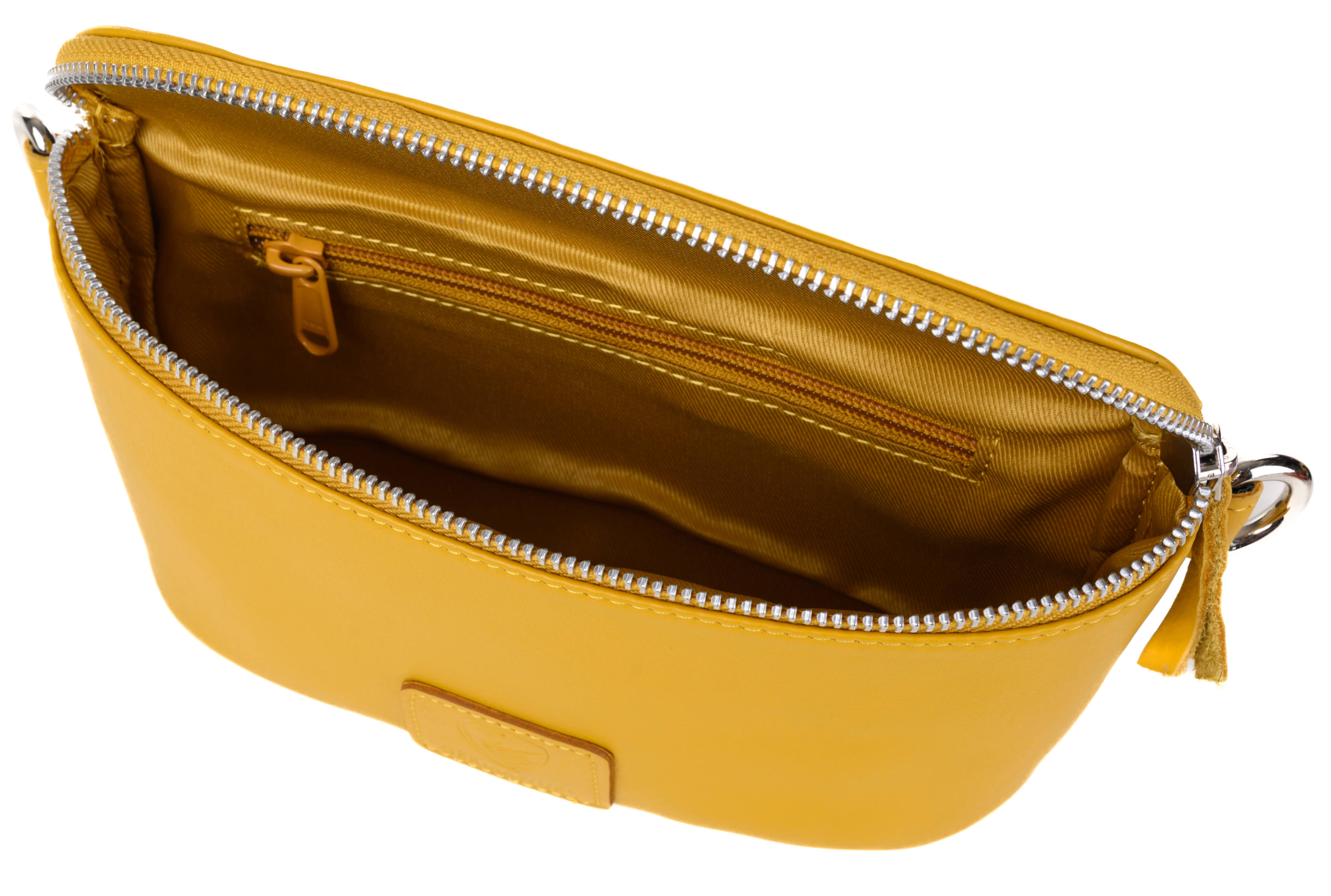 GERMANUS Belt Bag Mika Crossbody Bag, Bum Bag, Fanny Pack, Shoulder Bag, Leather Yellow
