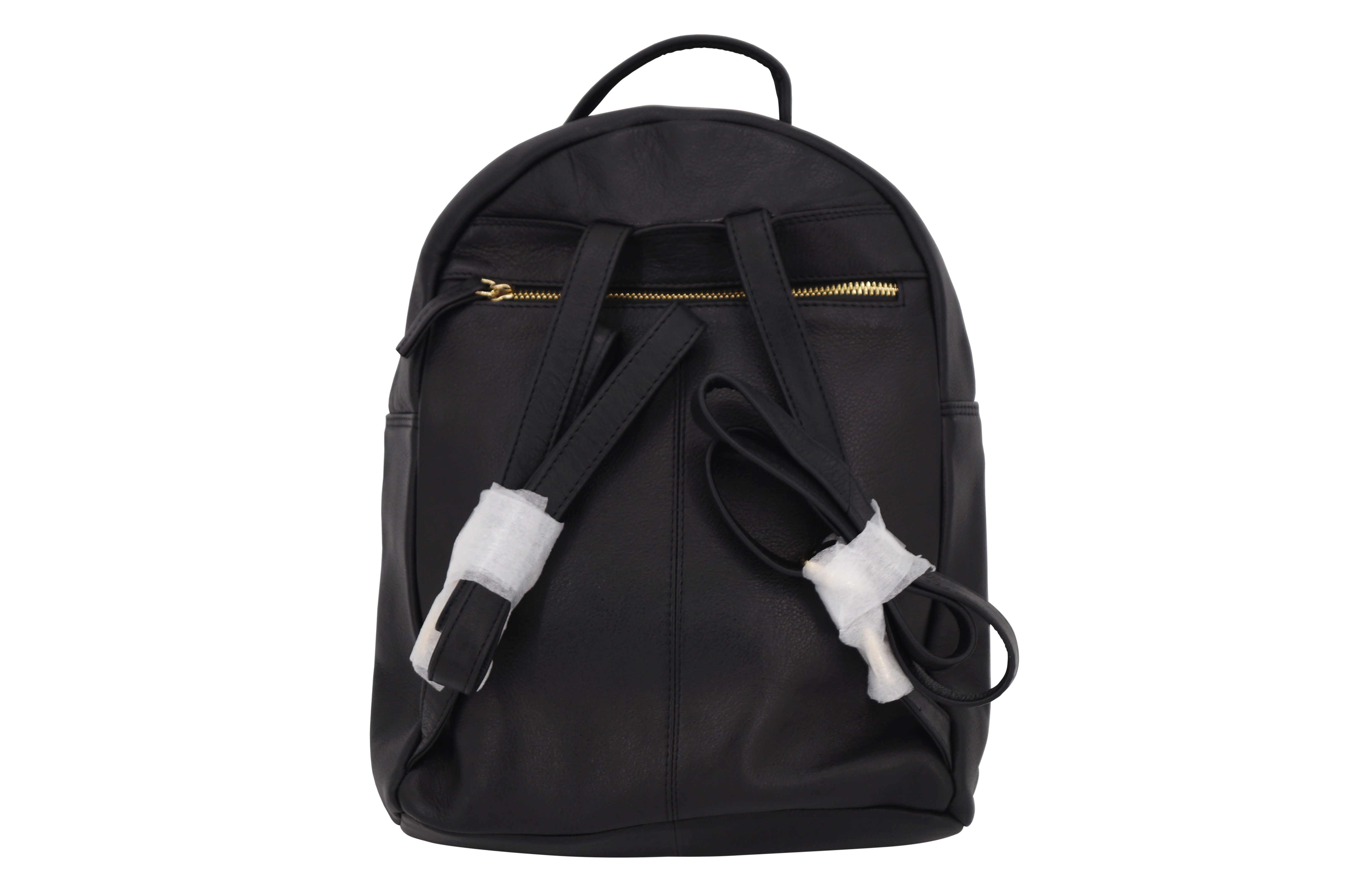 GERMANUS Backpack Jana in Black Genuine Leather, 9.35l