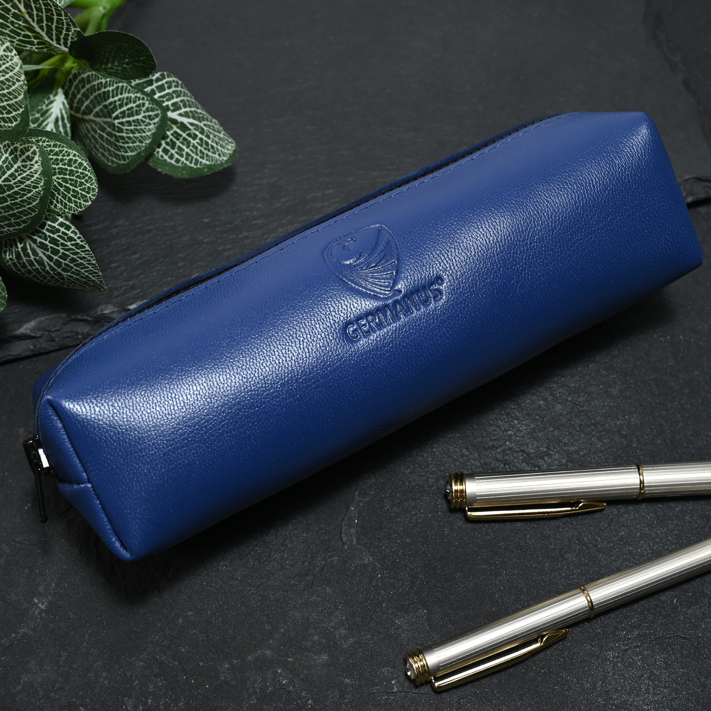 GERMANUS Cherry Pencil Case - Made in EU - Leather